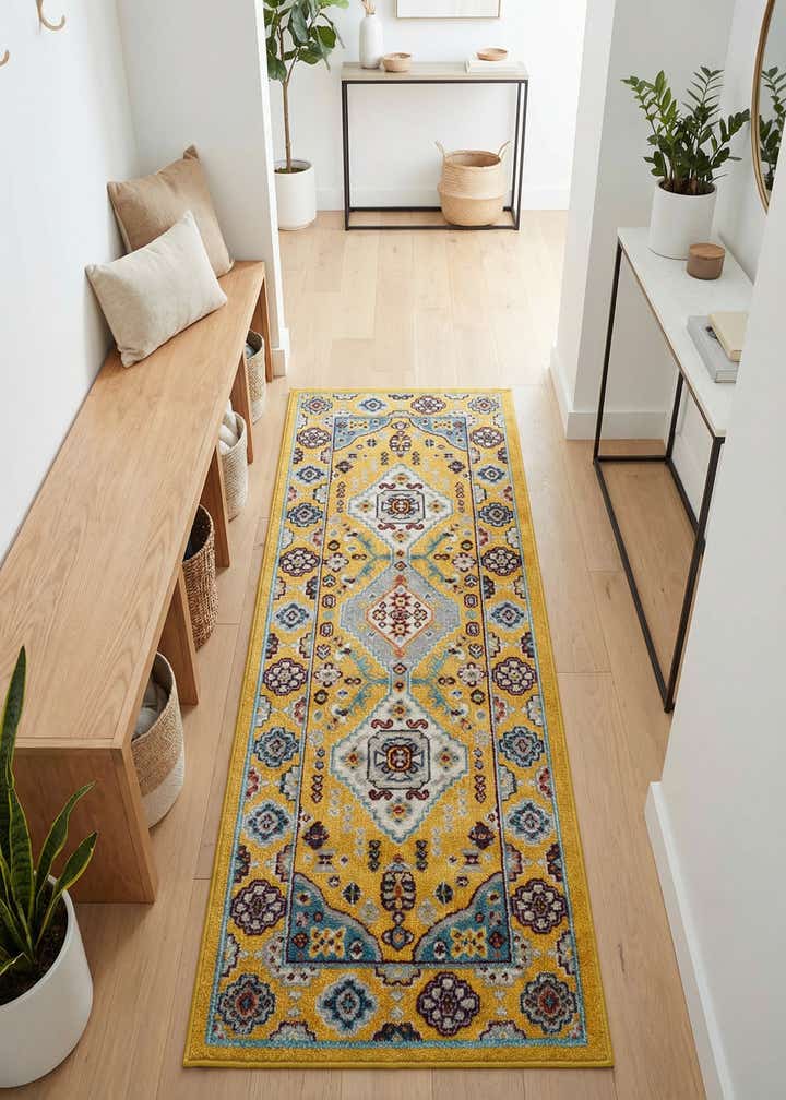 2' x 5' Kamala Washable Runner Rug