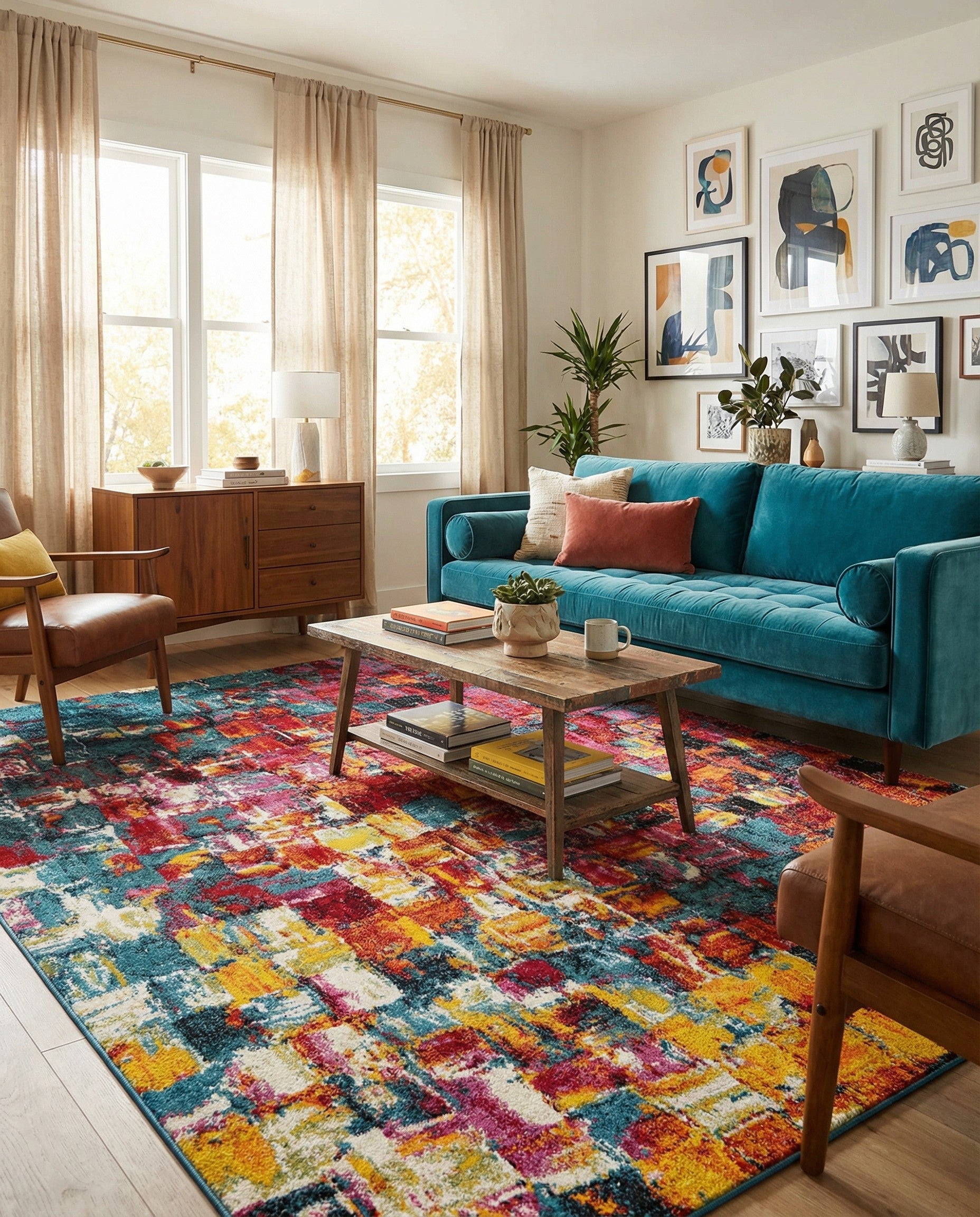 Multicolor 8' x 10' Tuscany Rug | Rugs.com