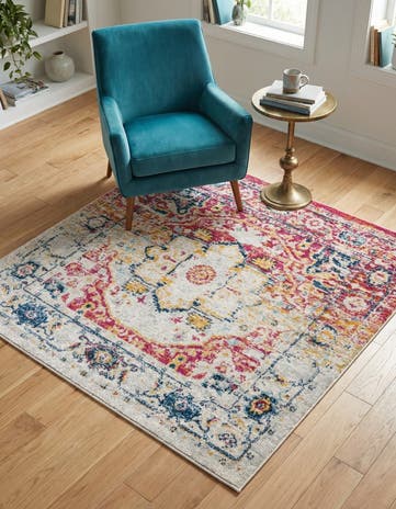 5' 3 x 5' 3 Madeline Vintage Square Rug