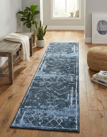 2' 7 x 12' Kamala Washable Runner Rug