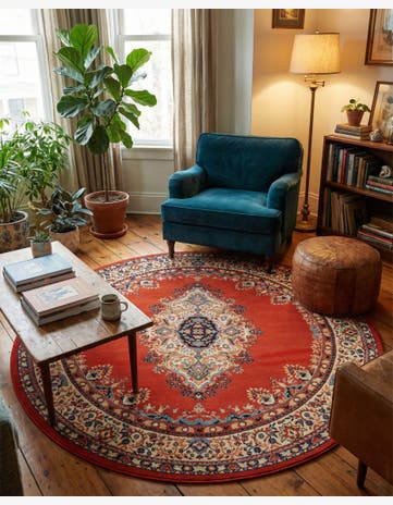 7' 10 x 7' 10 Amaya Round Rug