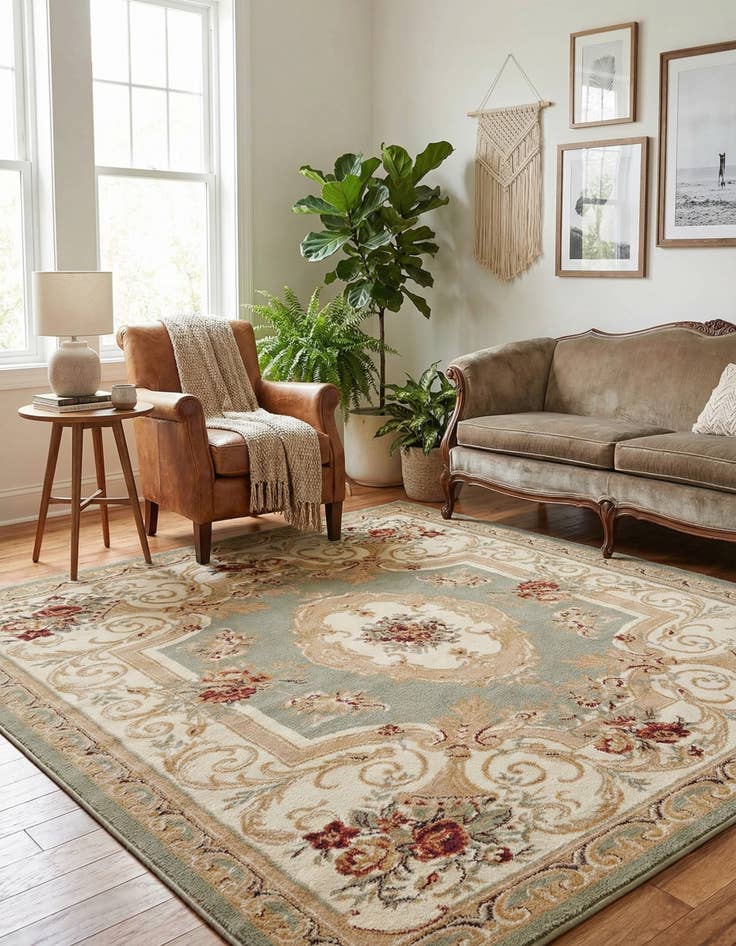 Detail image of 6' x 6' Chateau Square Rug