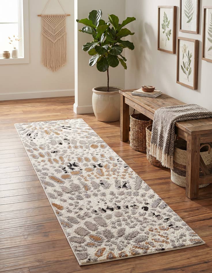 Detail image of 2' x 6' Sepia Runner Rug