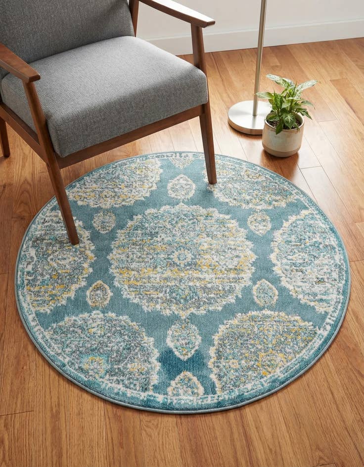 Detail image of 3' 3 x 3' 3 Paragon Round Rug