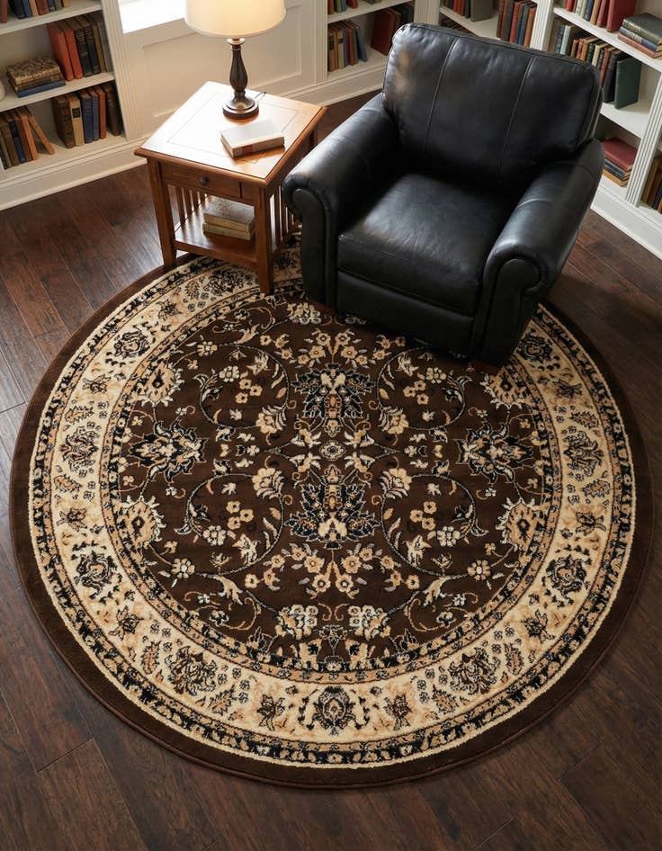 Detail image of 6' x 6' Yasmin Round Rug