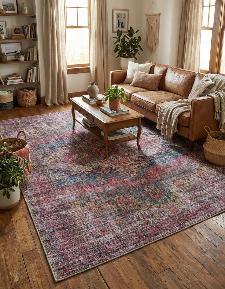 Detail image of 10' 6 x 13'  Washable Mangata Rug