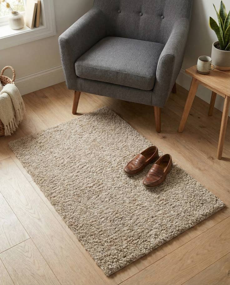 Detail image of 2' x 3' Zermatt Shag Rug