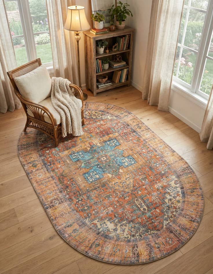 Detail image of 5' x 8' Timeless Oval Rug