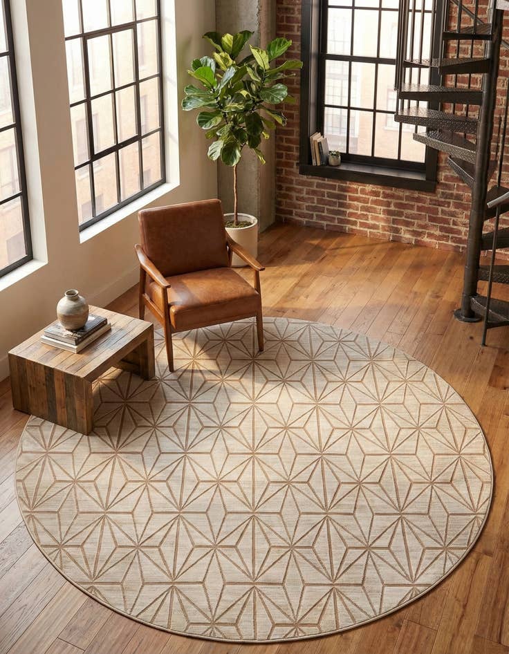 Detail image of Jill Zarin 7' 10 x 7' 10 Uptown Round Rug