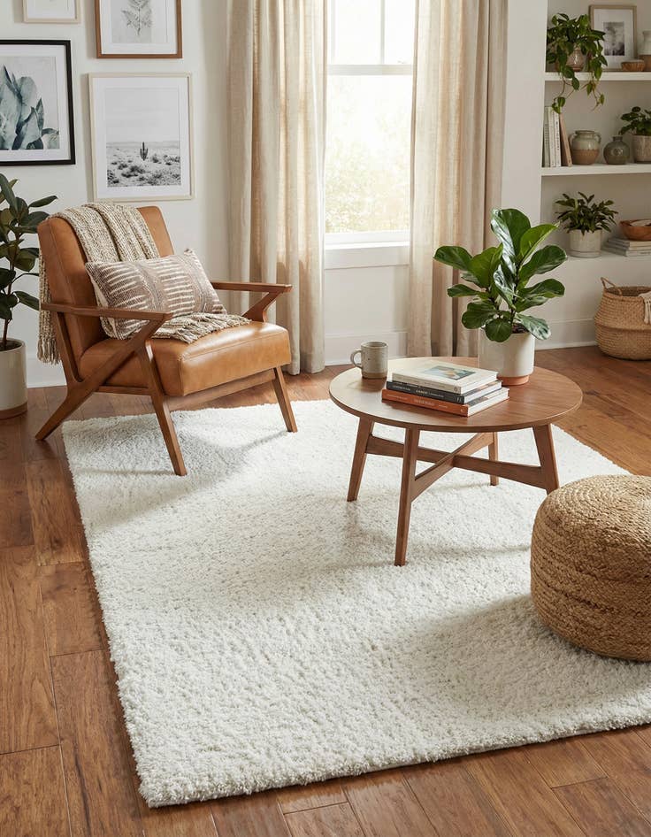 Detail image of 5' 3 x 8' Zermatt Shag Rug