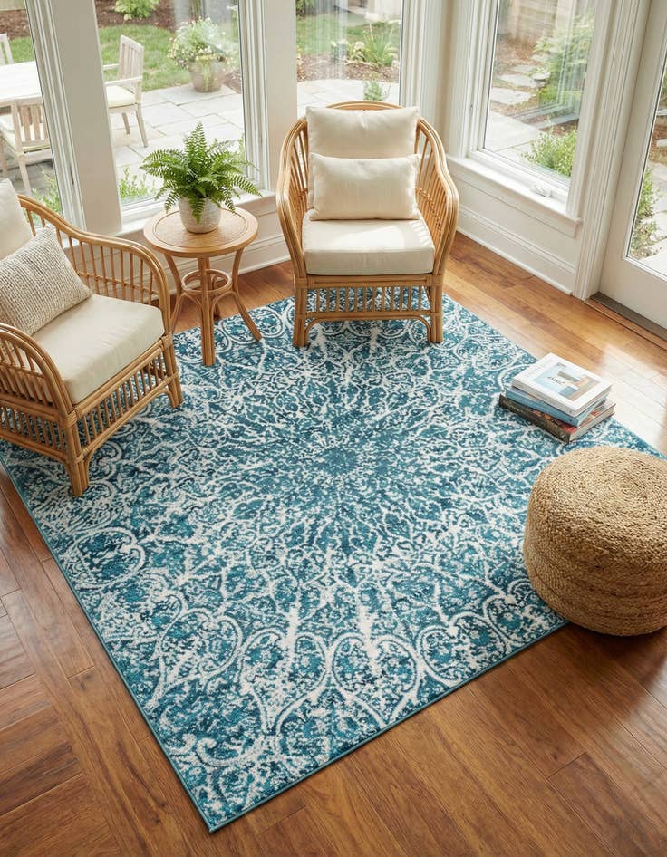 Detail image of 7' 10 x 7' 10 Monte Carlo Square Rug