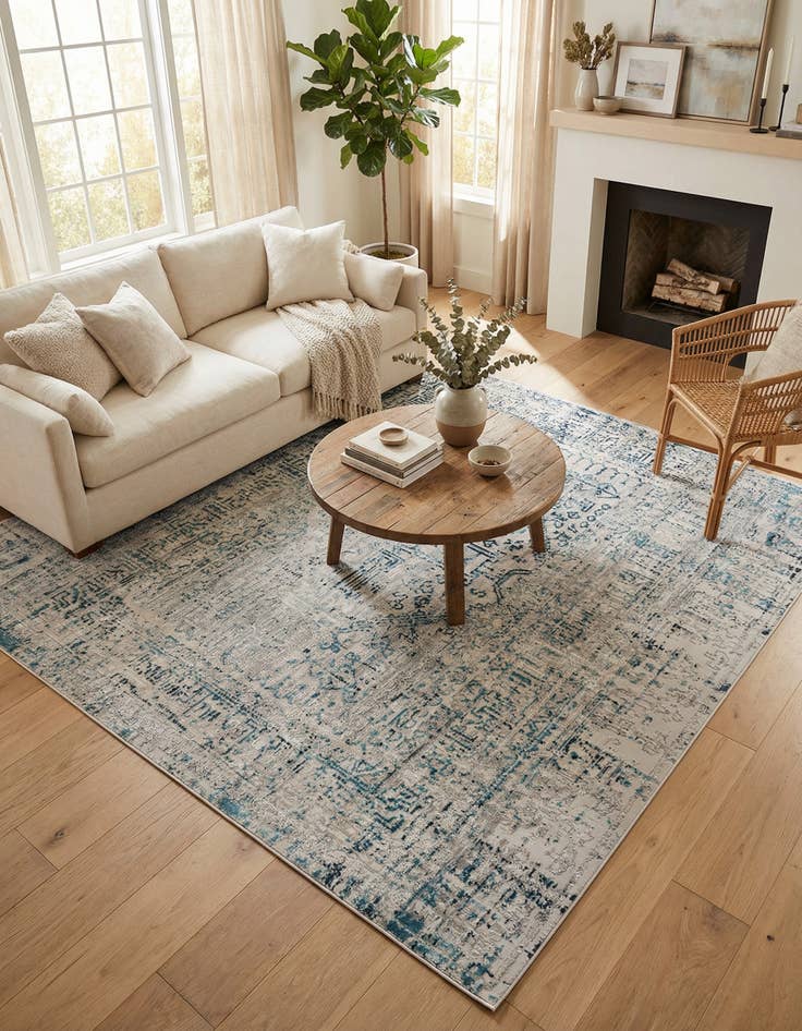 Detail image of 7' 10 x 7' 10 Finsbury Square Rug