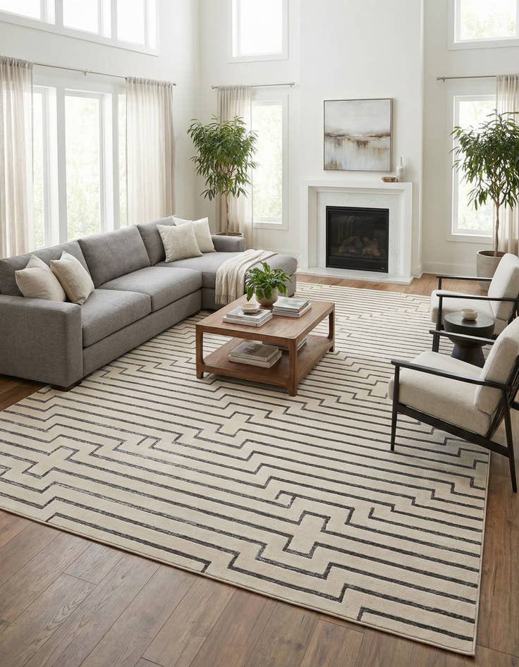 Detail image of 10' x 13' Vogue Geo Rug