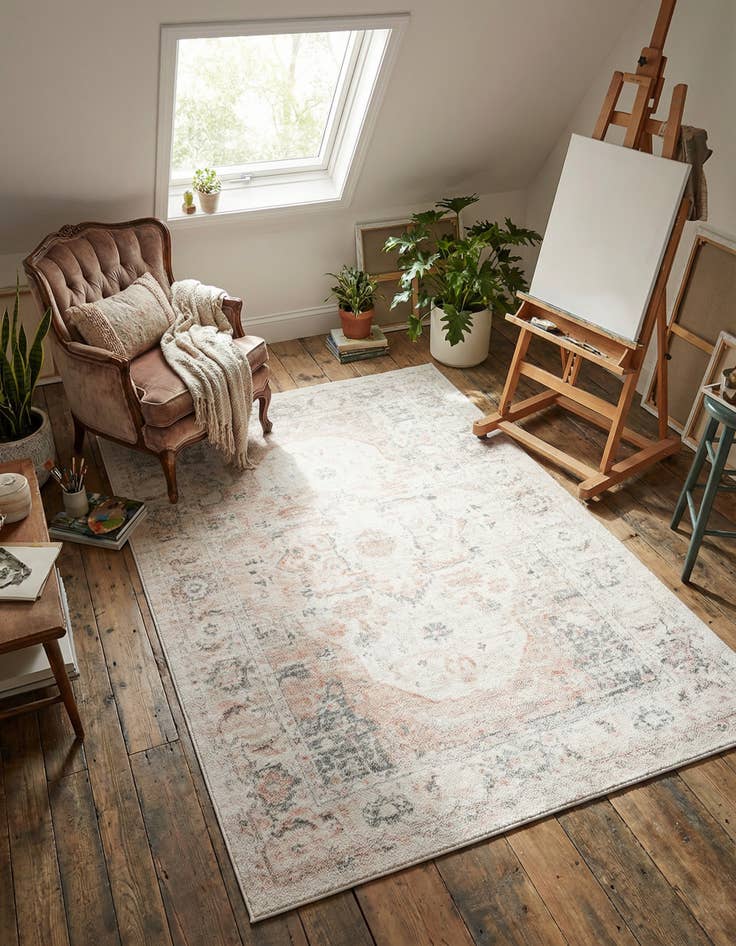 Detail image of 5' 3 x 8' Madeline Vintage Rug