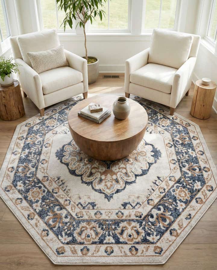 7' x 7' Oxford Octagon Rug
