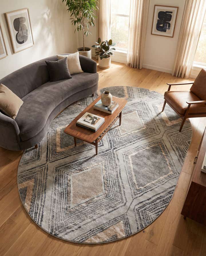 7' 1 x 10' Caspian Oval Rug