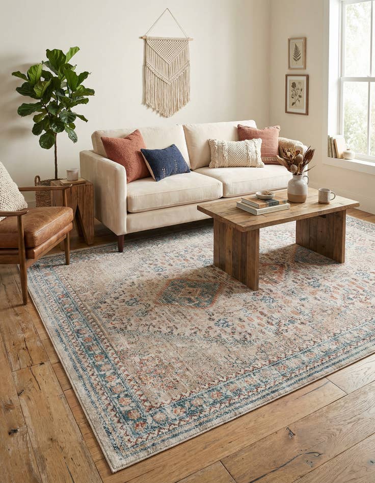 Detail image of  5' 3 x 8' Newport Rug