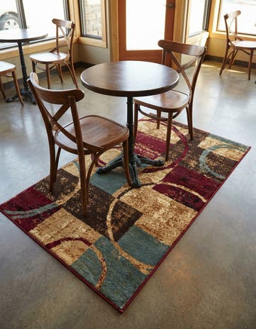 3' x 5' 3 Cafe Rug
