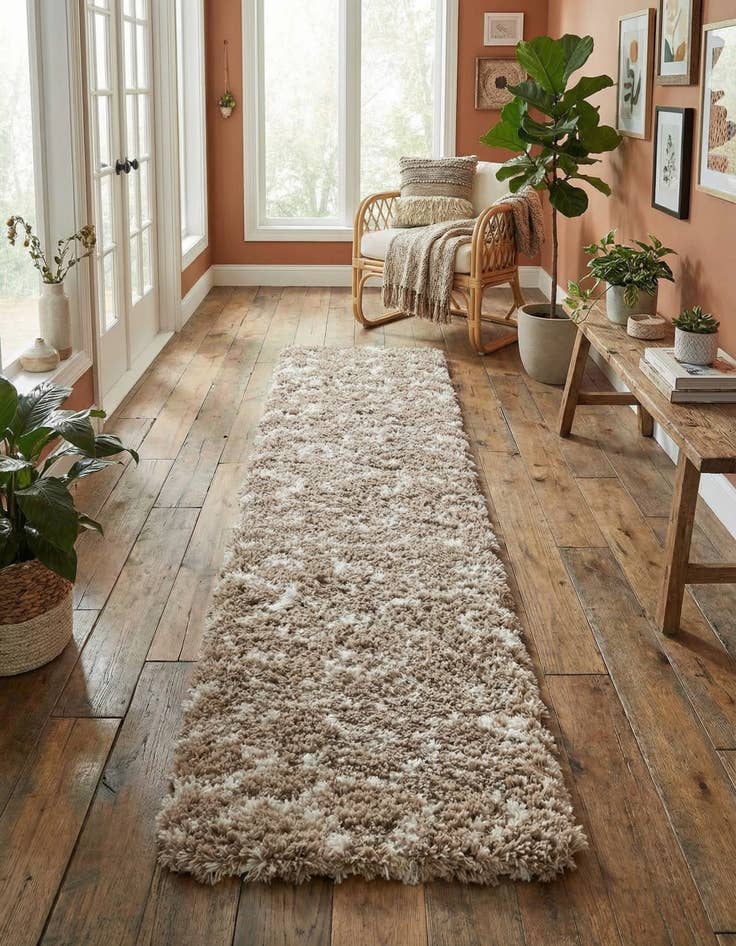 Detail image of 2' x 8' Infinity Shag Runner Rug