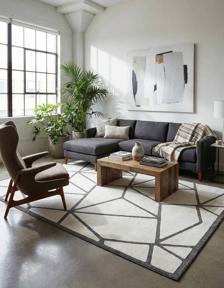 Detail image of 10' x 13' Prismatic Rug