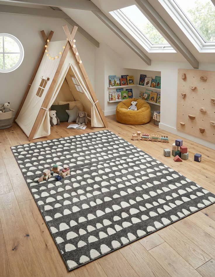 Detail image of 7' 10 x 10' Whimsy Kids Rug