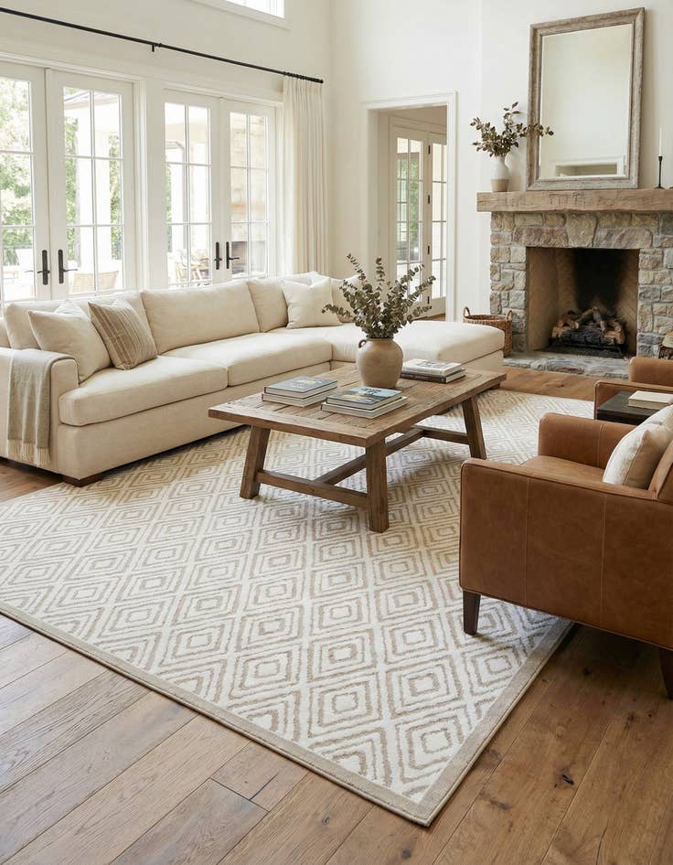 Detail image of 10' 8 x 14' Hermitage Rug