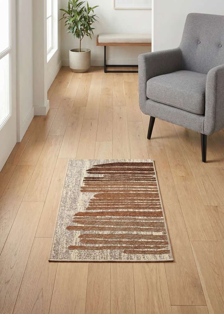 2' x 3' Easy-Clean Modern Indoor / Outdoor Rug