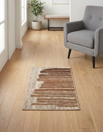 2' x 3' Easy-Clean Modern Indoor / Outdoor Rug