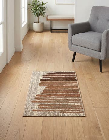 2' x 3' Easy-Clean Modern Indoor / Outdoor Rug