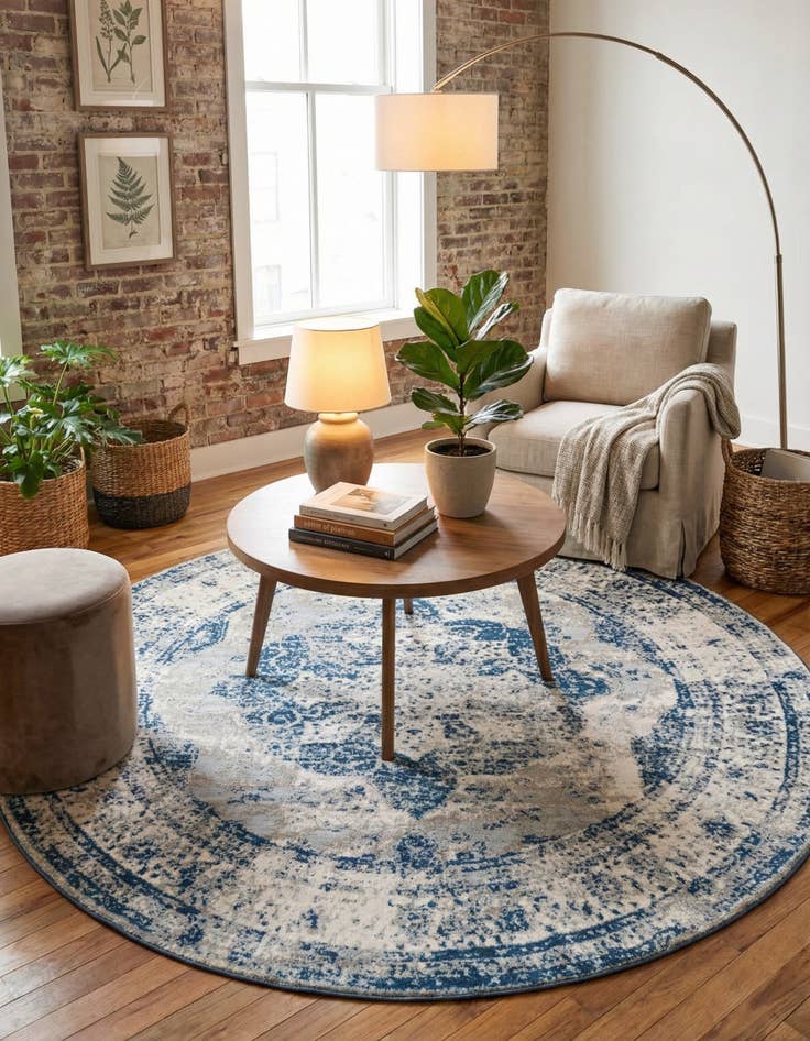 Detail image of 7' 10 x 7' 10 Monte Carlo Round Rug