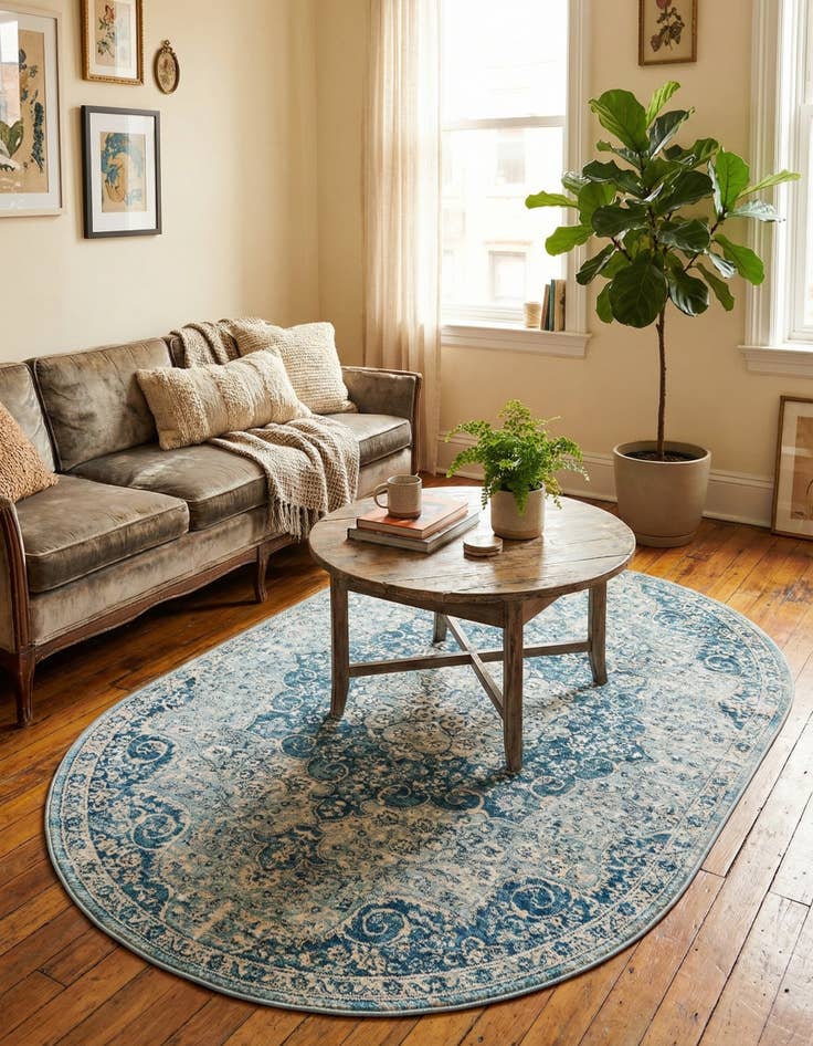 Detail image of 4' x 6' Newport Oval Rug