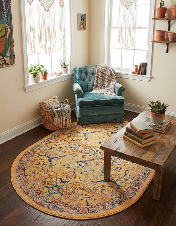 Detail image of 4' x 6' Lola Oval Rug