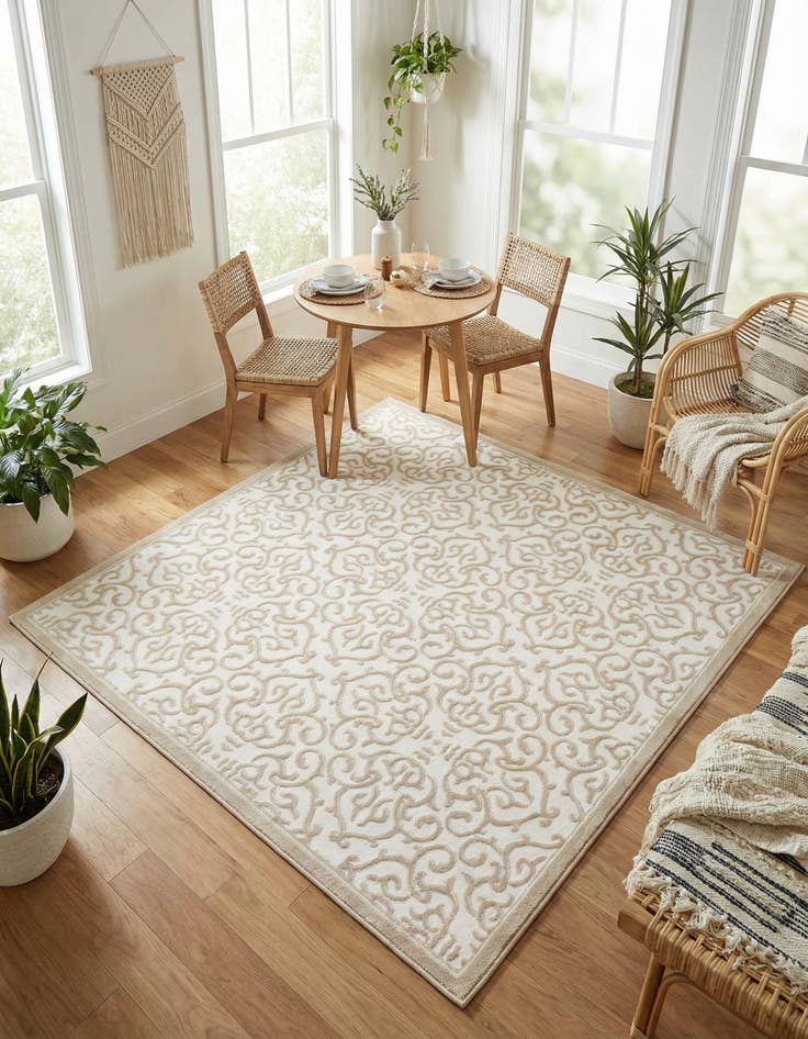 Detail image of 6' x 6' Nepal Square Rug