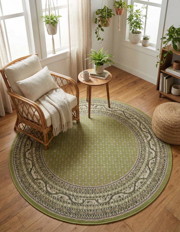 Detail image of 5' x 5' SoHo Round Rug