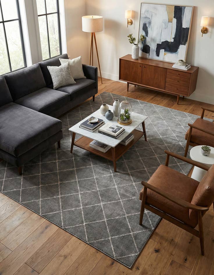 Detail image of 9' x 12' Vogue Geo Rug