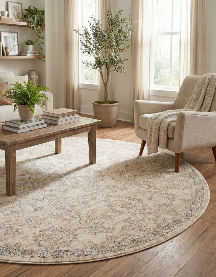 Detail image of 10' x 10' Oregon Round Rug