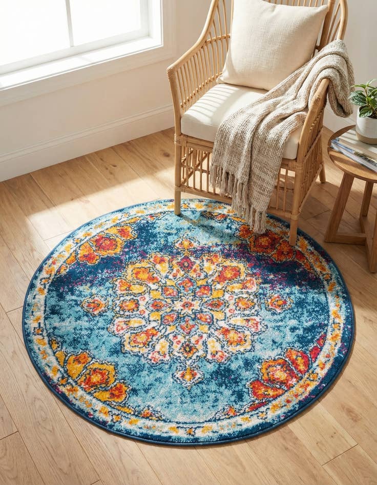 Detail image of 3' 3 x 3' 3 Parker Round Rug