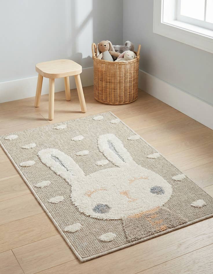 Detail image of 2' x 3' Whimsy Kids Rug