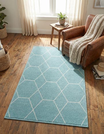 3' x 5' 3 Lattice Frieze Rug