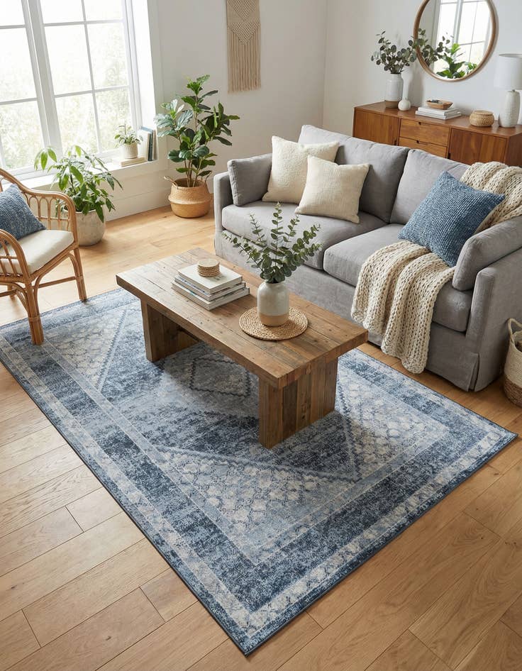 Detail image of 6' x 9' Kamala Washable Rug