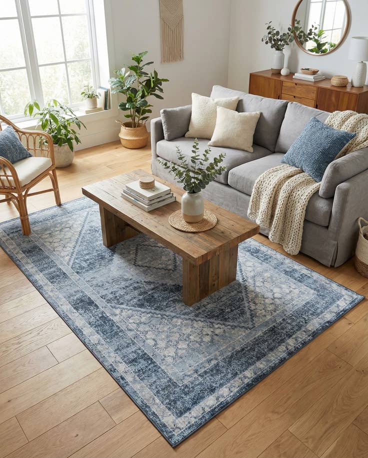 Detail image of 6' x 9' Kamala Washable Rug