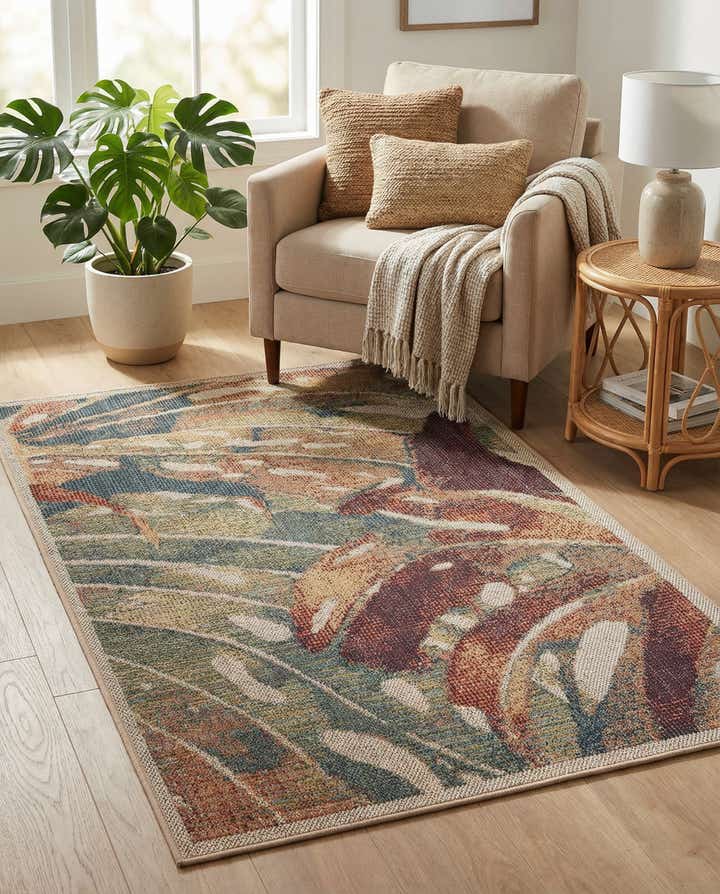 3' 1 x 5' 1 Easy-Clean Baja Indoor / Outdoor Rug