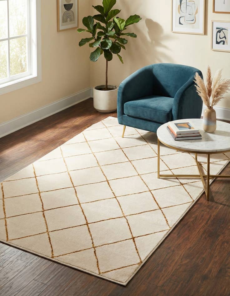 Detail image of 4' x 6' Vogue Geo Rug