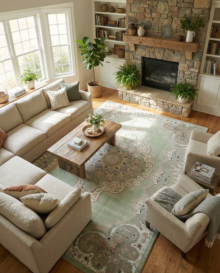 Detail image of 10' x 14' Kamala Washable Rug