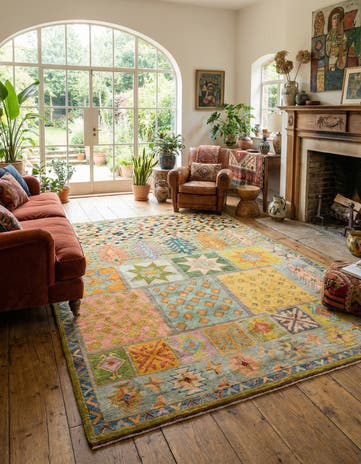 8' 7 x 10' 4 Hand Knotted Balouch Wool Rug
