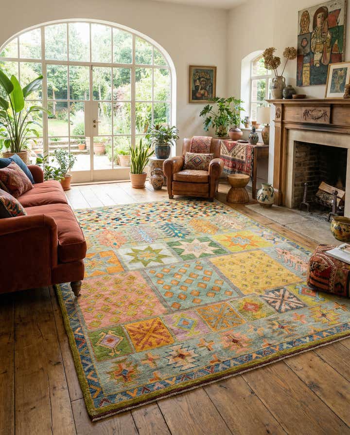 8' 7 x 10' 4 Hand Knotted Balouch Wool Rug