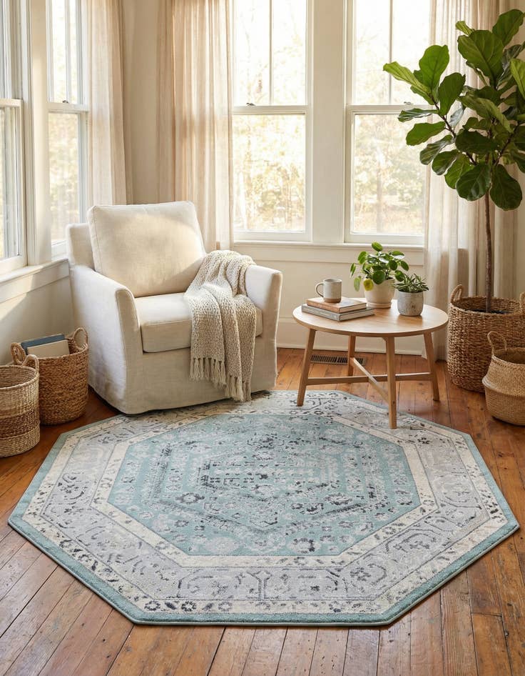 Detail image of 7' x 7' Aurelia Octagon Rug