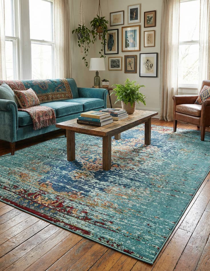 Detail image of 9' x 12' 2  Washable Arte Rug