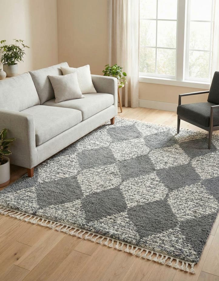 7' 10 x 7' 10 Serenity Shag Square Rug