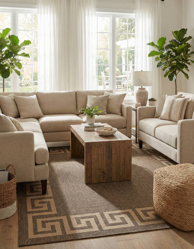 Detail image of 7' 10 x 7' 10 Dunes Square Rug